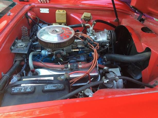 1957 Red Ford Thunderbird Convertible