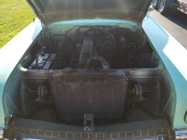 1957 Teal Chevrolet Bel Air/150/210 Sedan