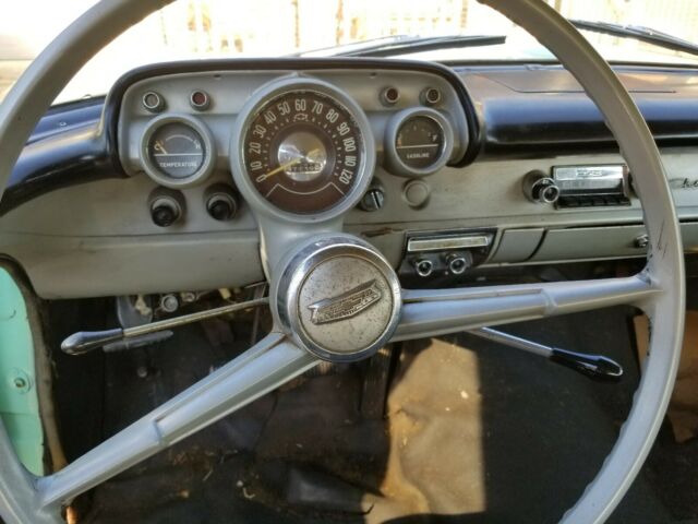 1957 Teal Chevrolet Bel Air/150/210 Sedan