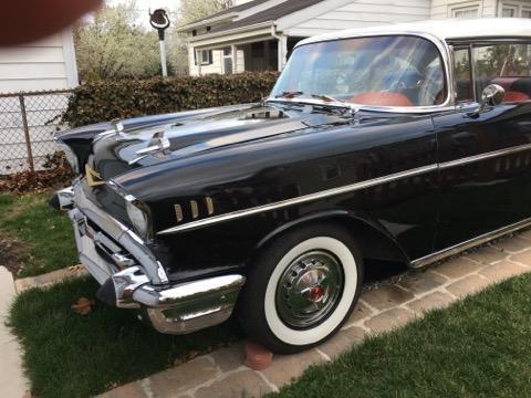 1957 Black Chevrolet Bel Air/150/210 Cab & Chassis
