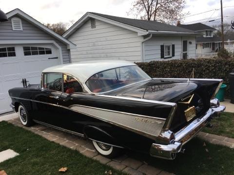 1957 Black Chevrolet Bel Air/150/210 Cab & Chassis