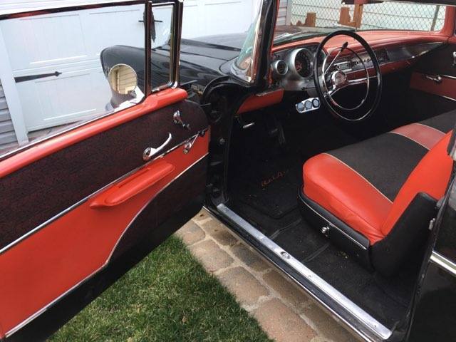 1957 Black Chevrolet Bel Air/150/210 Cab & Chassis