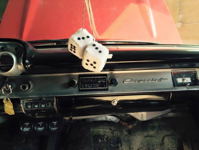 1957 RED Chevrolet Bel Air/150/210 Sedan