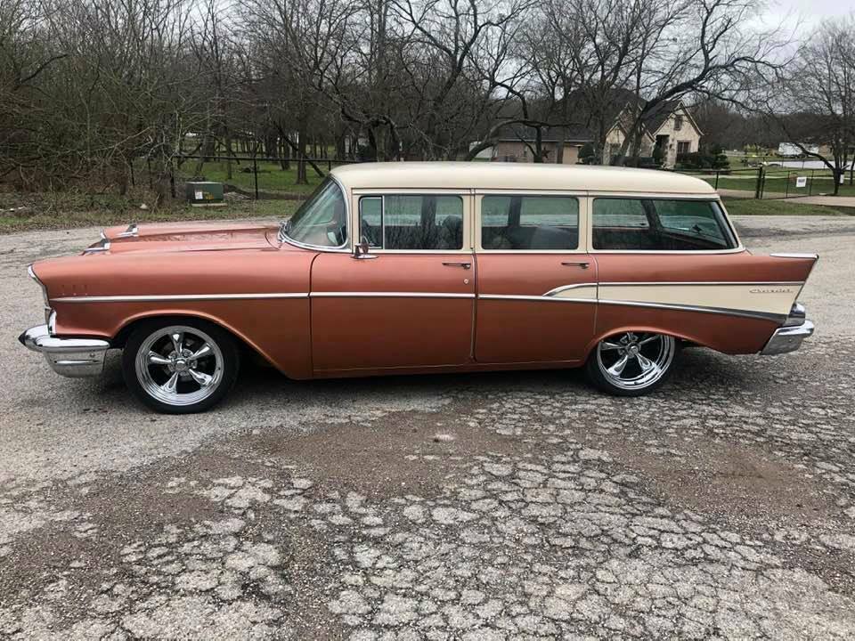 1957 Brown Chevrolet Bel Air/150/210