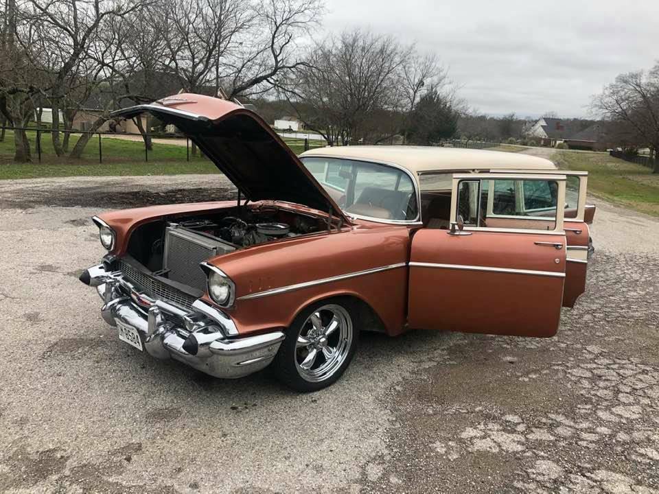 1957 Brown Chevrolet Bel Air/150/210