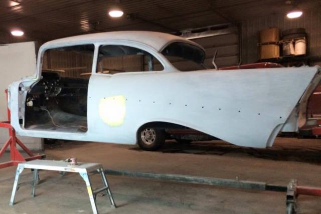 1957 primer Chevrolet Bel Air/150/210 Sedan
