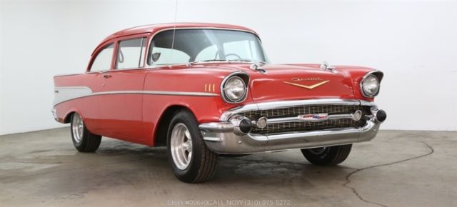 1957 Red Chevrolet Bel Air