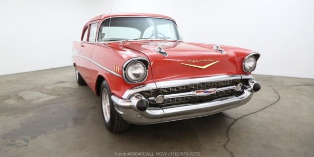 1957 Red Chevrolet Bel Air
