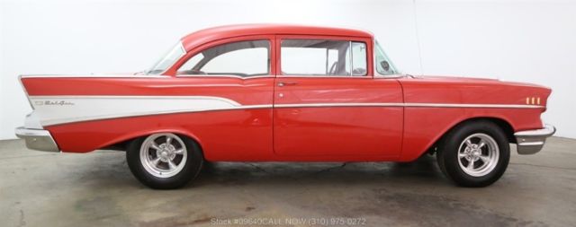 1957 Red Chevrolet Bel Air