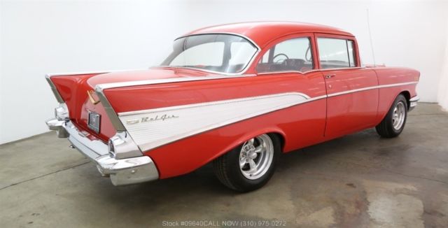 1957 Red Chevrolet Bel Air