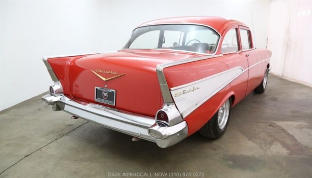 1957 Red Chevrolet Bel Air