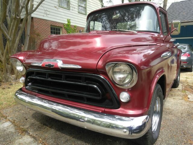 1957 Burgundy Chevrolet Other Pickups