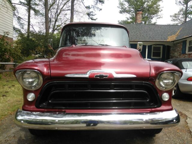 1957 Burgundy Chevrolet Other Pickups