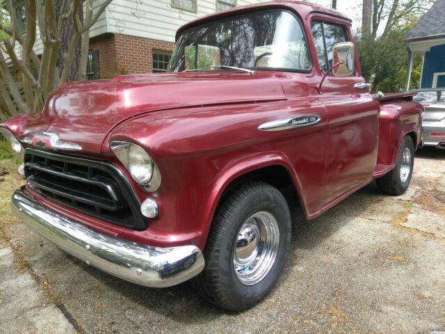 1957 Burgundy Chevrolet Other Pickups
