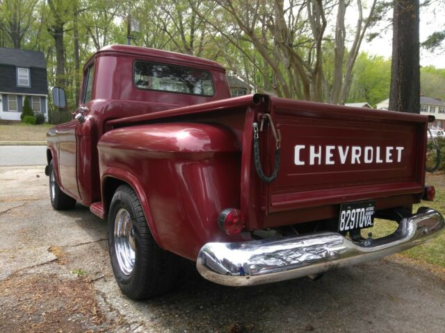 1957 Burgundy Chevrolet Other Pickups
