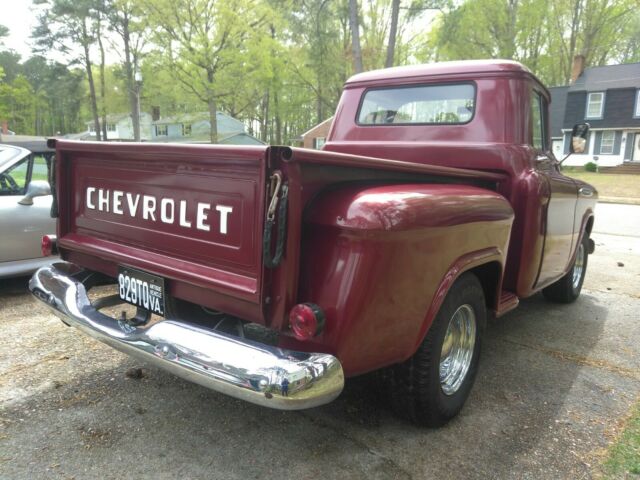 1957 Burgundy Chevrolet Other Pickups