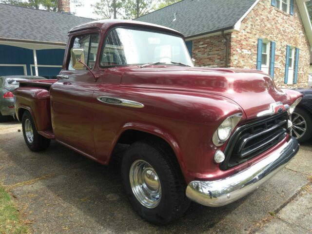 1957 Burgundy Chevrolet Other Pickups