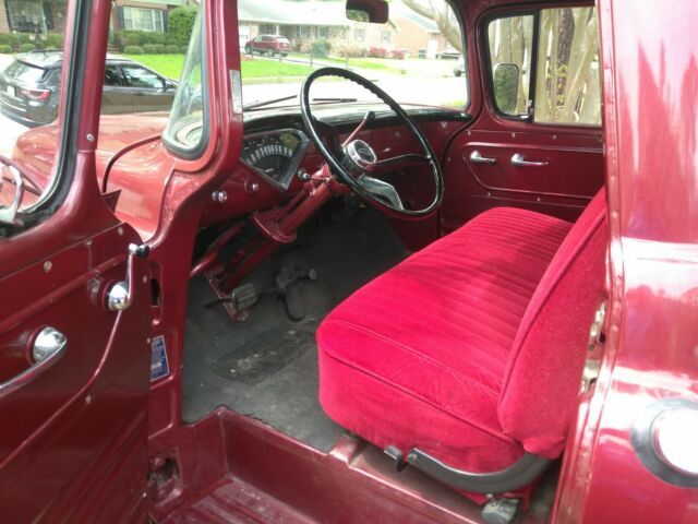 1957 Burgundy Chevrolet Other Pickups