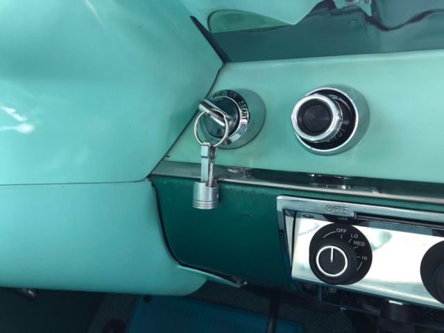 1957 Blue Chevrolet Bel Air/150/210