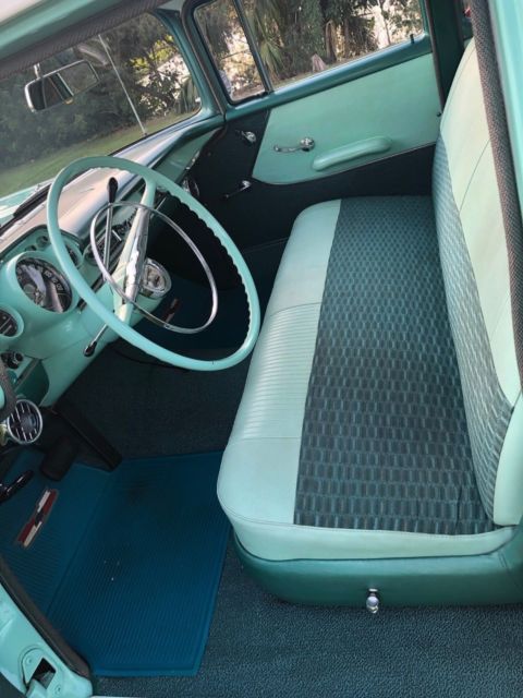 1957 Blue Chevrolet Bel Air/150/210