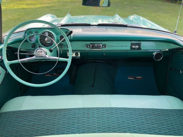 1957 Blue Chevrolet Bel Air/150/210