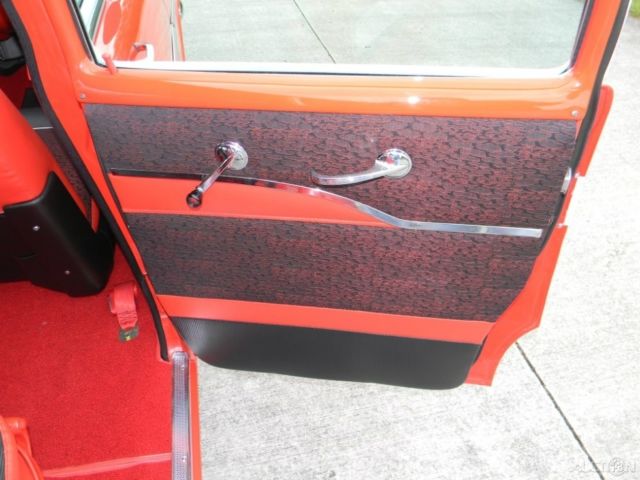 1957 Red Chevrolet Bel Air/150/210