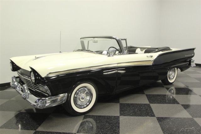 1957 Yellow Ford Fairlane