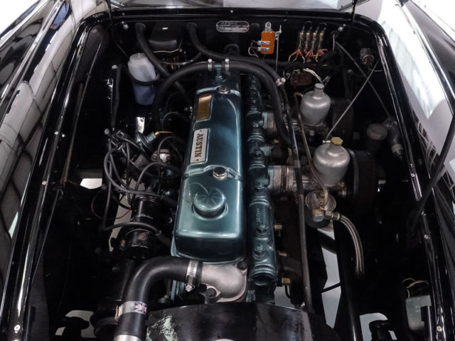 1957 Black and Silver Austin Healey 100-6 BN4 Convertible