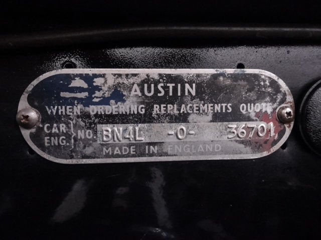 1957 Black and Silver Austin Healey 100-6 BN4 Convertible