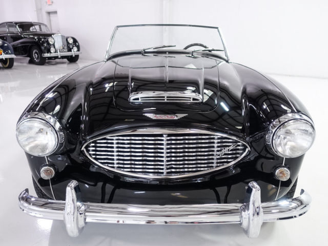 1957 Black and Silver Austin Healey 100-6 BN4 Convertible