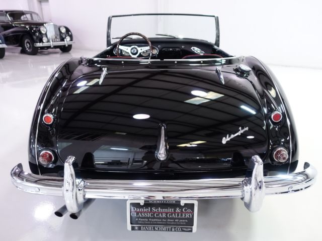 1957 Black over Silver Austin Healey 100-6 BN4 Convertible
