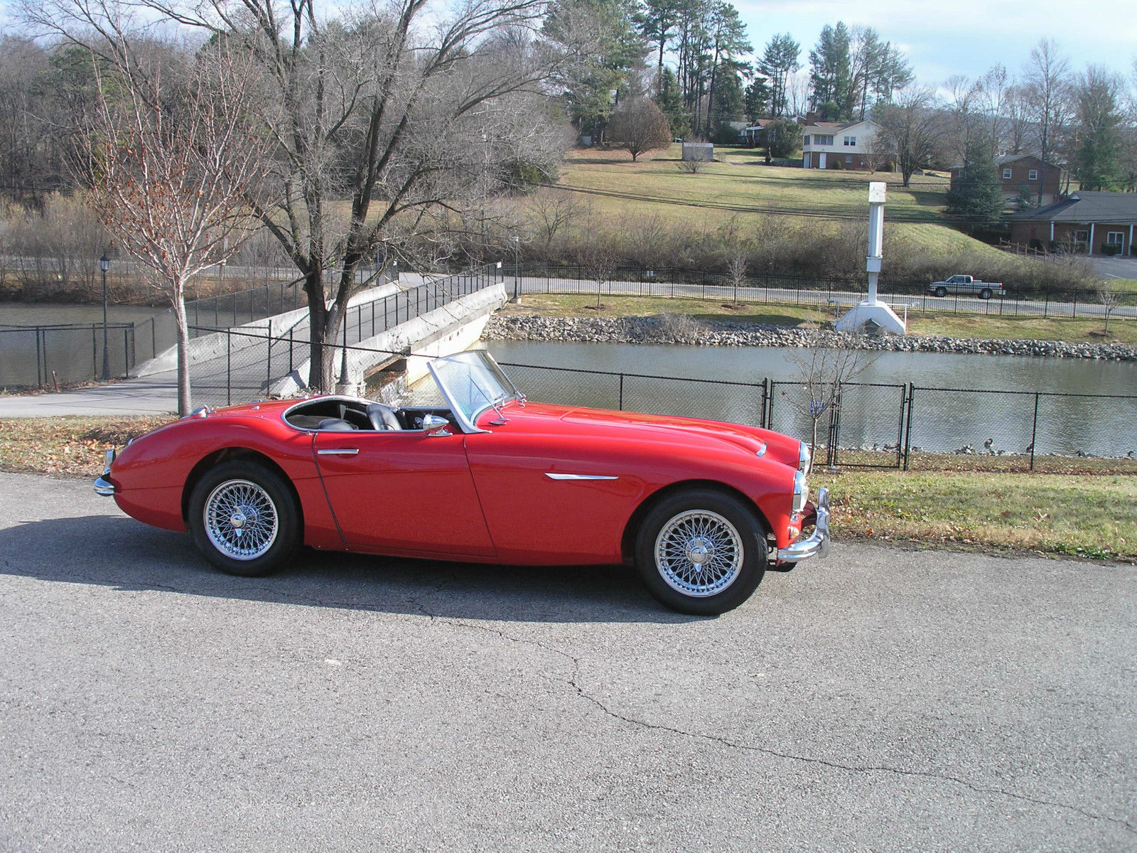 1957 Red Austin Healey Other Convertible