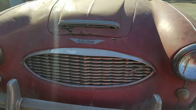 1957 Red Austin Healey 100-6 BN4 Convertible