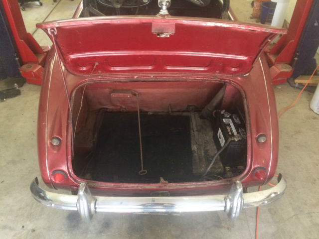 1957 Red Austin Healey Other Convertible