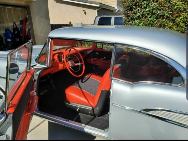 1957 Silver Chevrolet Bel Air/150/210 Coupe