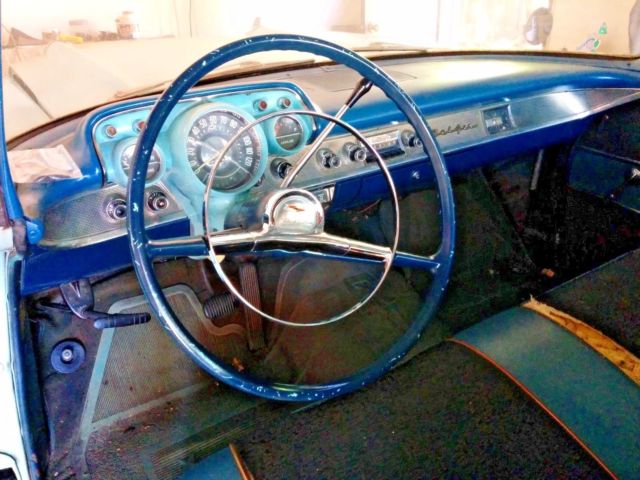 1957 Blue Chevrolet Bel Air/150/210 Coupe