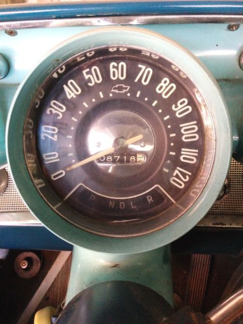 1957 Blue Chevrolet Bel Air/150/210 Coupe