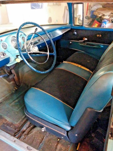 1957 Blue Chevrolet Bel Air/150/210 Coupe