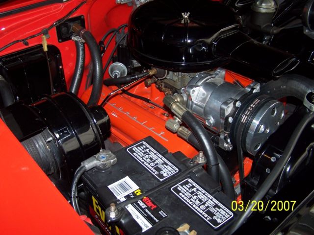 1957 White/Red Chevrolet Bel Air/150/210 2 door h/t