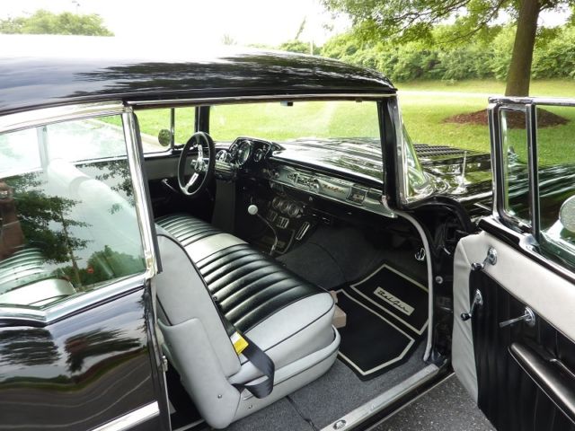 1957 Black Chevrolet Bel Air/150/210 Coupe
