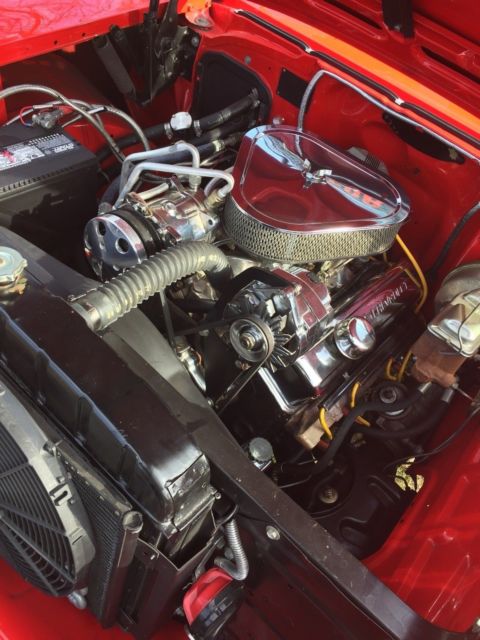 1957 Red Chevrolet Bel Air/150/210