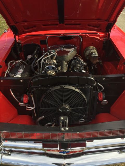 1957 Red Chevrolet Bel Air/150/210