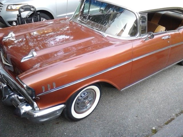 1957 Sierra Gold Chevrolet Bel Air/150/210 4 dr Sprt Hardtop