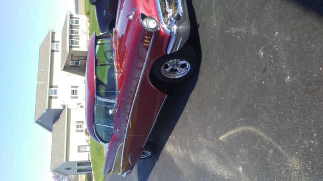 1957 garnet red Chevrolet Bel Air/150/210 Coupe