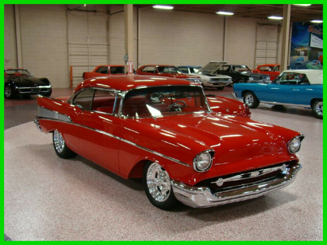 1957 Red Chevrolet Bel Air/150/210