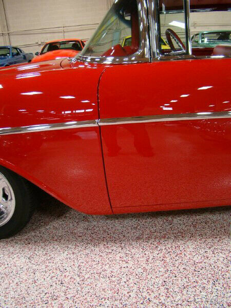 1957 Red Chevrolet Bel Air/150/210