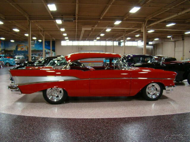 1957 Red Chevrolet Bel Air/150/210