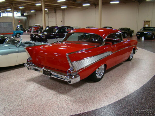 1957 Red Chevrolet Bel Air/150/210
