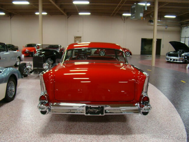 1957 Red Chevrolet Bel Air/150/210