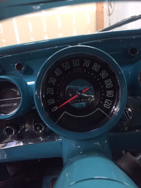 1957 Turquoise Chevrolet Bel Air/150/210